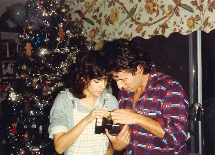 Joyce Hyser and Bruce Springsteen