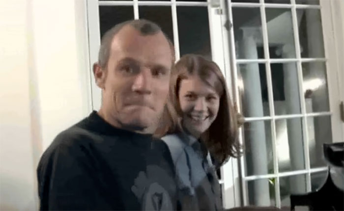 Clara Balzary and flea