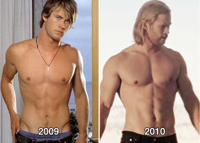 Chris Hemsworth está usando esteróides em Thor: Love and Thunder? - Quora