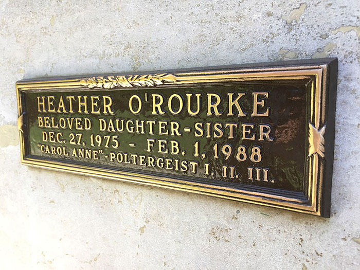 Heather O'Rourke grave
