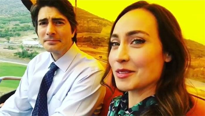 Courtney Ford - Husband - Brandon Routh