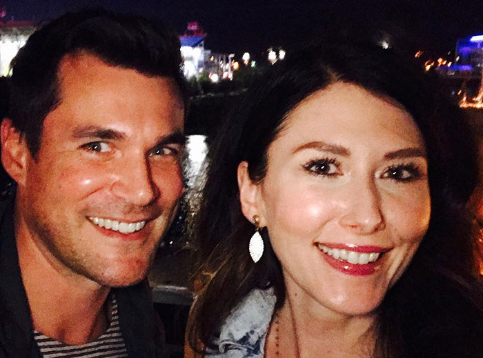 Sean Maher and Jewel Staite