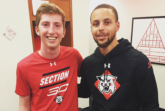 Caleb Moore Freundlich and Stephen Curry