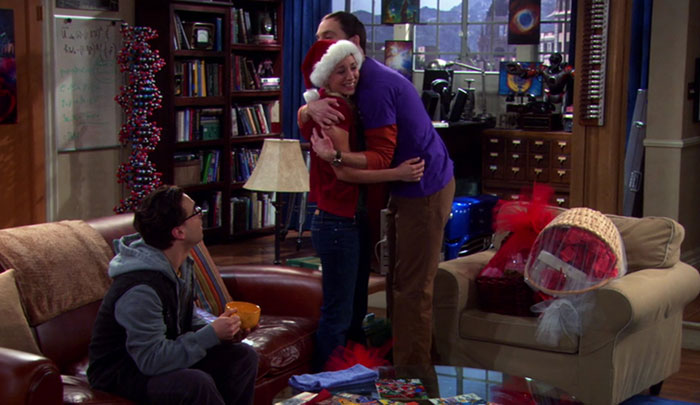 The Big Bang Theory - Sheldon Hugs Penny