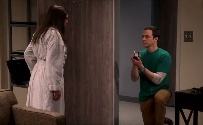 The Big Bang Theory - Sheldon Proposes To Amy