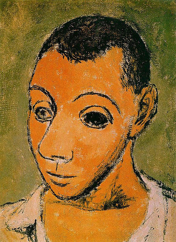 Picasso self-portrait at 24 years old