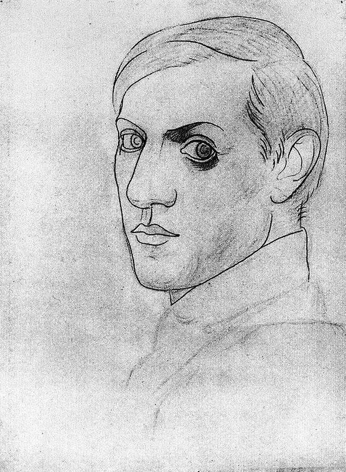 Picasso self-portrait at 35 years old