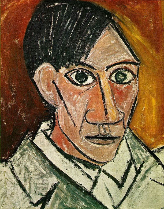 Picasso self-portrait at 25 years old