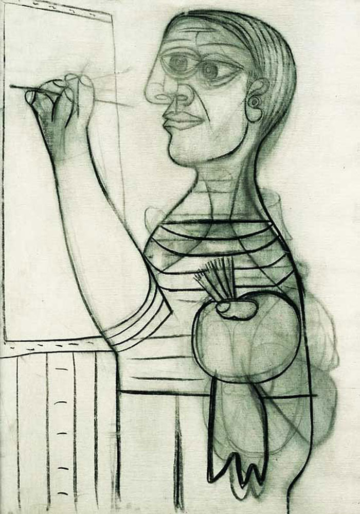 Picasso self-portrait at 56 years old