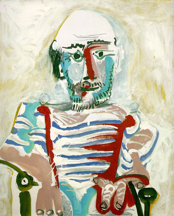 Picasso self-portrait at 83 years old